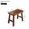 Creative Small Bench Wooden Stool Morden Low Shoe Stool Home Children's Solid Wood Square Stool Living Room Chair Furniture