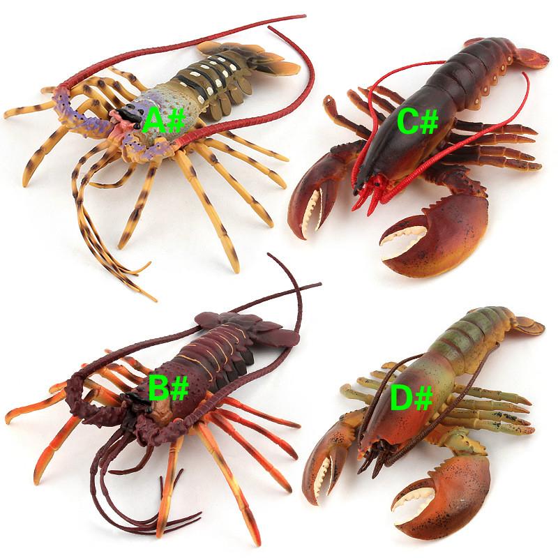 Marine Life Plastic Simulation Lobster Marine Animal Submarine Toy Figurine Decoration