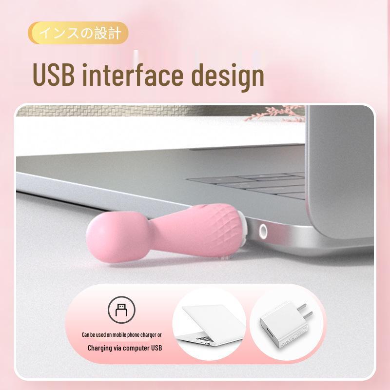 Comelemi Ni USB Rechargeable Strong Vibration Female Vibrator Adult Sex Toy.
