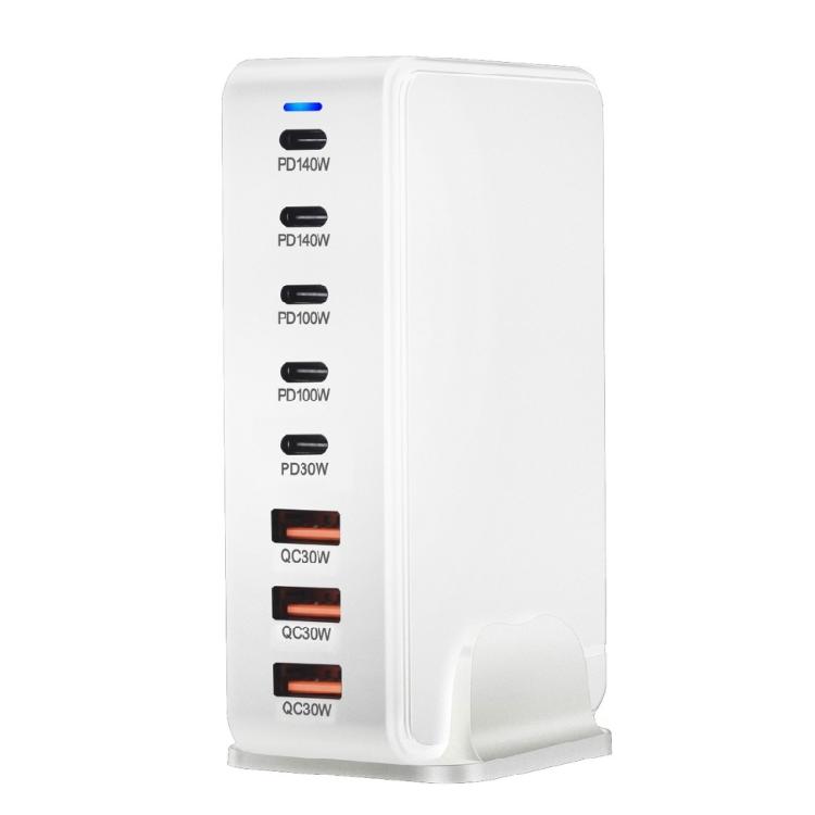 Fast Speed 600W USB C USB A Chargers 8 Port Fast Charging Power Adapter for Laptops, Tablets, and Phones