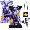 Girls Horror Game Lily Lovebird Playing Time Kids Cosplay Costume Dress Bobi5 Puppet Lily Printed Nightdress Girls Ruffle Dress