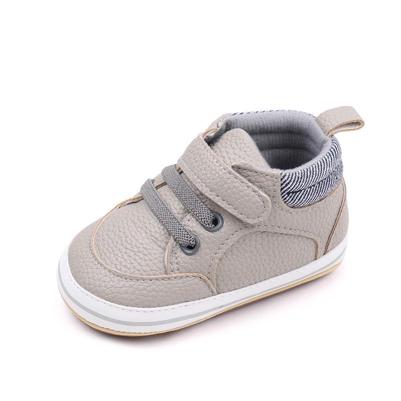 Trendy Baby Soft Sole Non-Slip PU Leather Walking Shoes