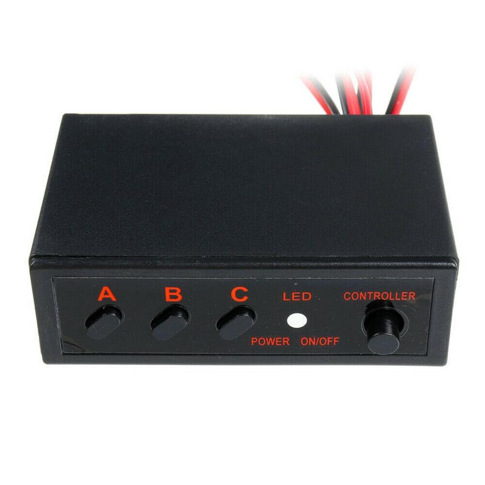 4 Ways LED Strobe Flash Light Lamp Flasher Flashing Controller Box 12V