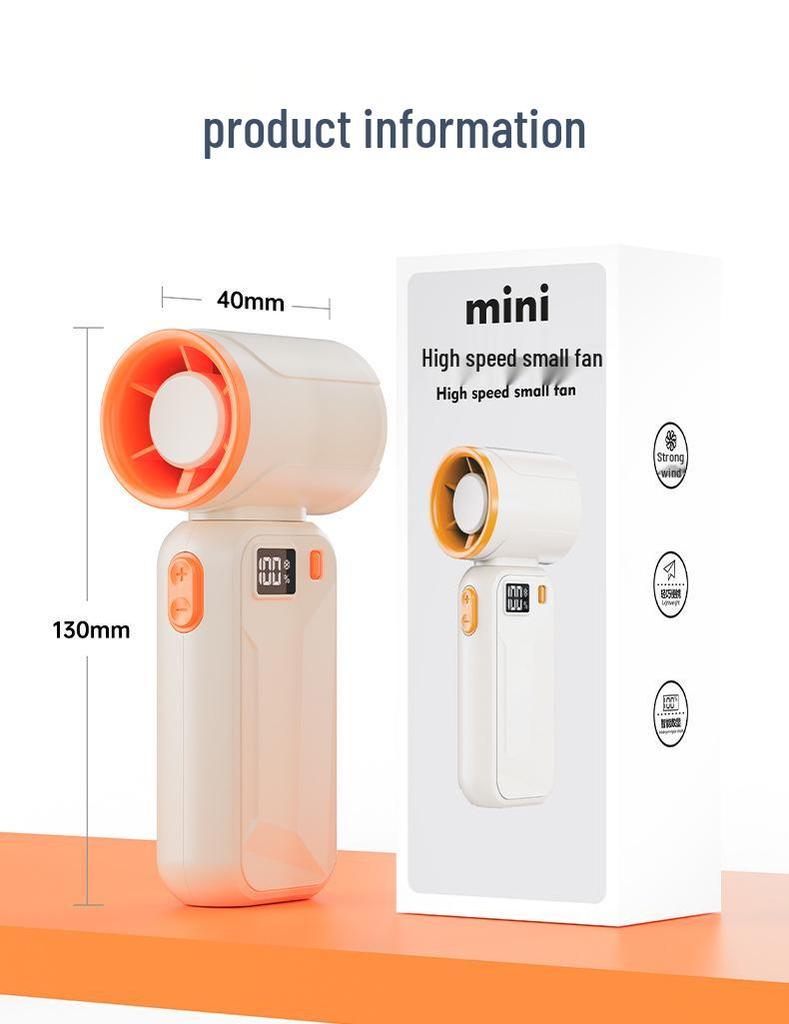 Compact High-Speed Handheld Fan with Large Airflow - Perfect for Outdoor Use In Southeast Asia