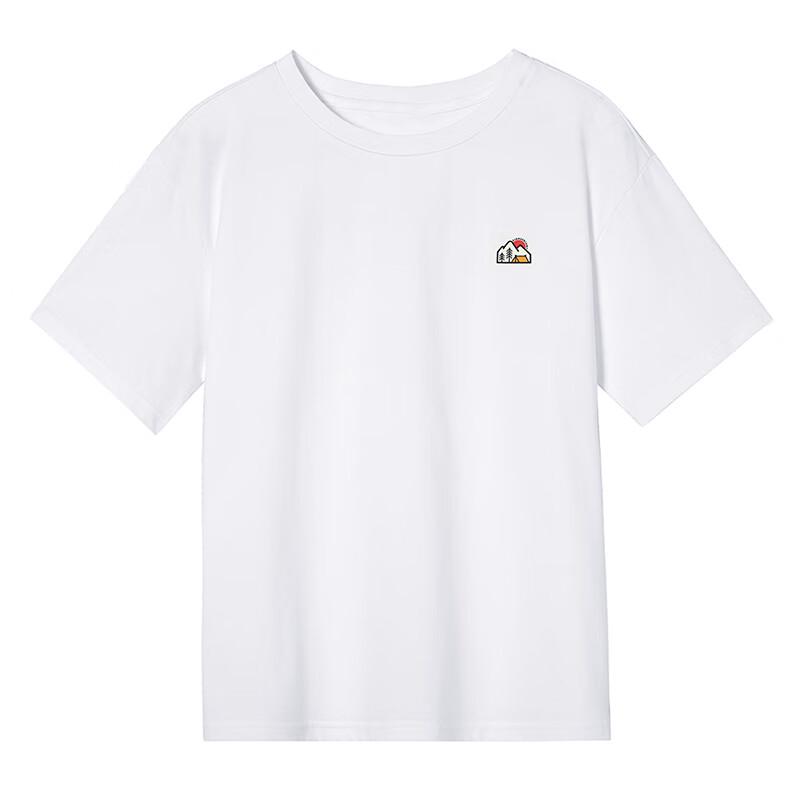 Women's Loose Fit Cotton Printed Drop-Shoulder Short Sleeve T-Shirt
