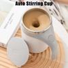Stainless Steel Lazy Smart Mixer Mark Cup Magnetic Rotating Blender Coffee Milk Mixing Cup New Auto Stirring Cup Warmer Bottle