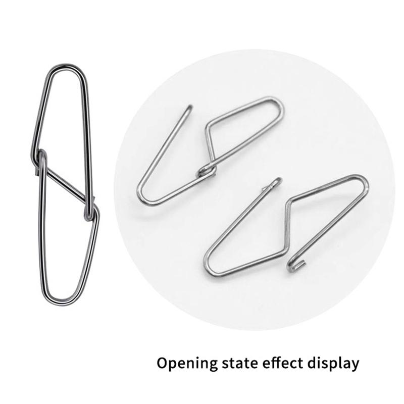 Double Buckle Pin Bfp-300 Stainless Steel High Tensile Strength Durable Smooth Anti Fall Off Fishing Accessories For Sea Fishing