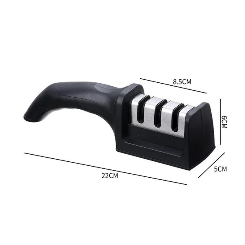 4-stage Knife Sharpener Camping Professional Sharpening Tools Diamond Coated Kitchen Blade Knives Accessories Dining Bar Home