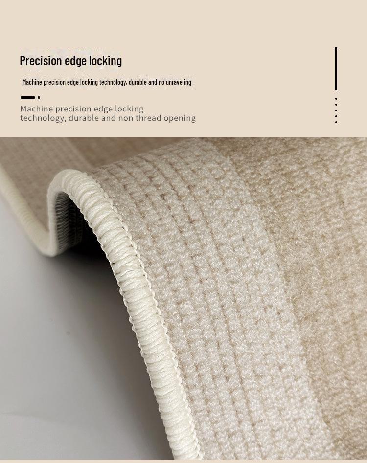 2024 Neuer Samtteppich im Creme-Stil für Wohnzimmer und Schlafzimmer