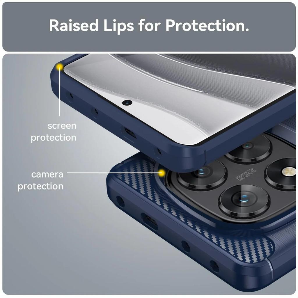 Phone Case For Xiaomi Redmi Note 14 Pro Plus 5g ,flexible Tpu Fiber Protective Cover For Redmi Note 14 Pro Plus 5g