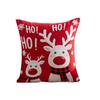 Pillow Cover Does Not Contain Core, Towel Embroidered Santa Claus Snowflake Pillow Cover, Light Luxury Simple Sofa Cushion Cover