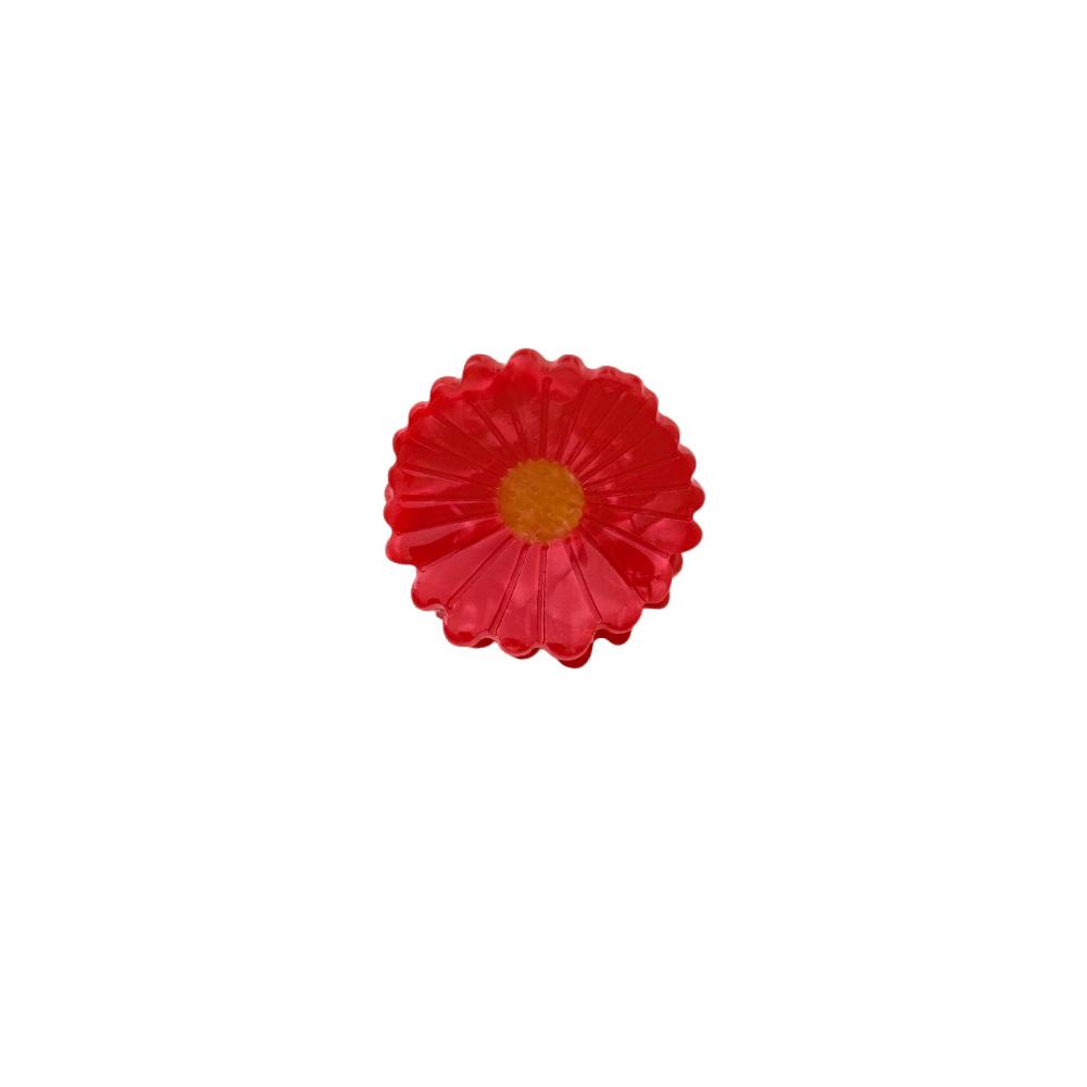Charming Sunflower Mini Hair Clips - 2.9cm Cute Flower Side Clips