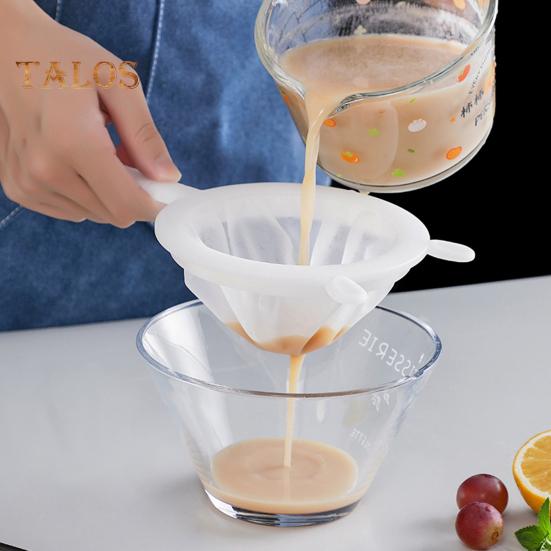 Coffee Filter with Hanging Hole Uniform Filtration No Slag Leakage Convenient Manual Juice Filter Sieve for Kitchen