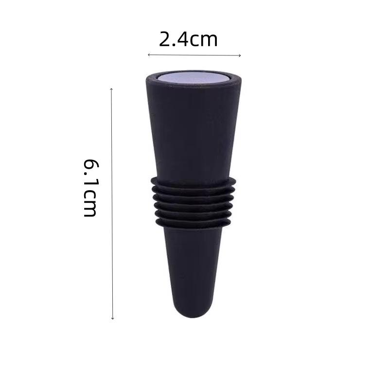 1/2 st Silikon Vinflaska Propp Återanvändbar Läckagesäker Dryck Whisky Öl Champagne Kapsyl Stängare Vinproppar Lock Barer Verktyg