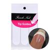 Nail Art French Tip Stickers for Beginners - White Edge Gel Styling Tool