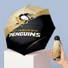 Pittsburgh Penguins Printed 5?Fold Mini Umbrella 8?Rib Windproof Compact Umbrella For Women Pocket Carry