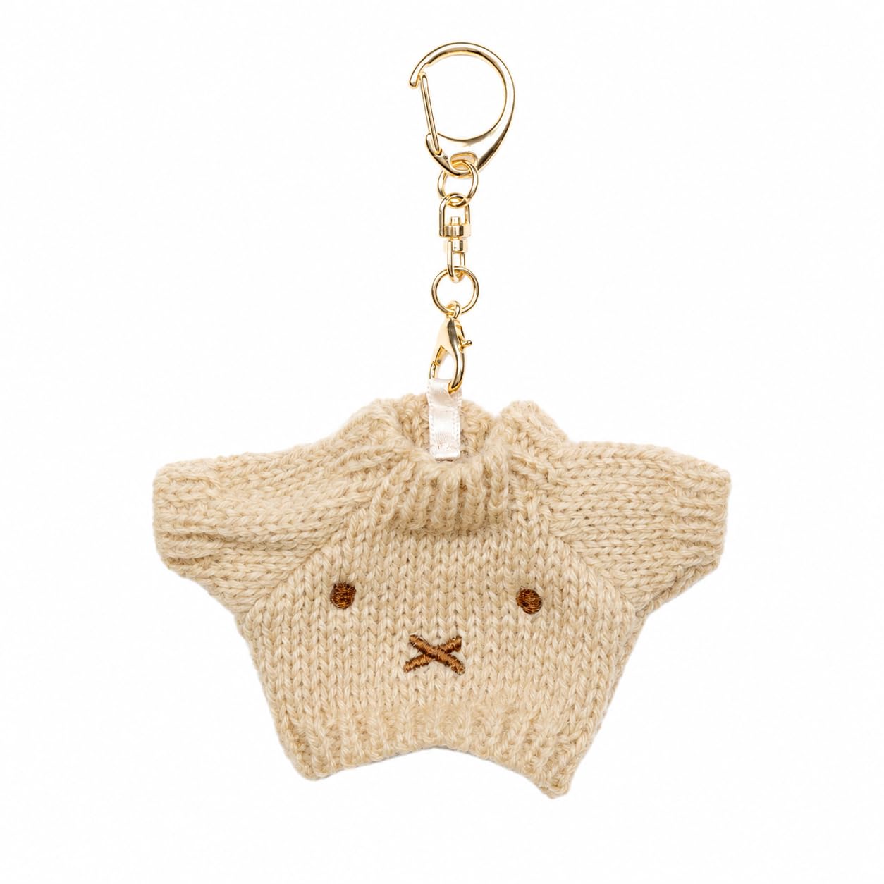 FAB Japan BBRUNA KNIT MINI Beige MIFF-226-BE Sweater-shaped Charm, бежевый