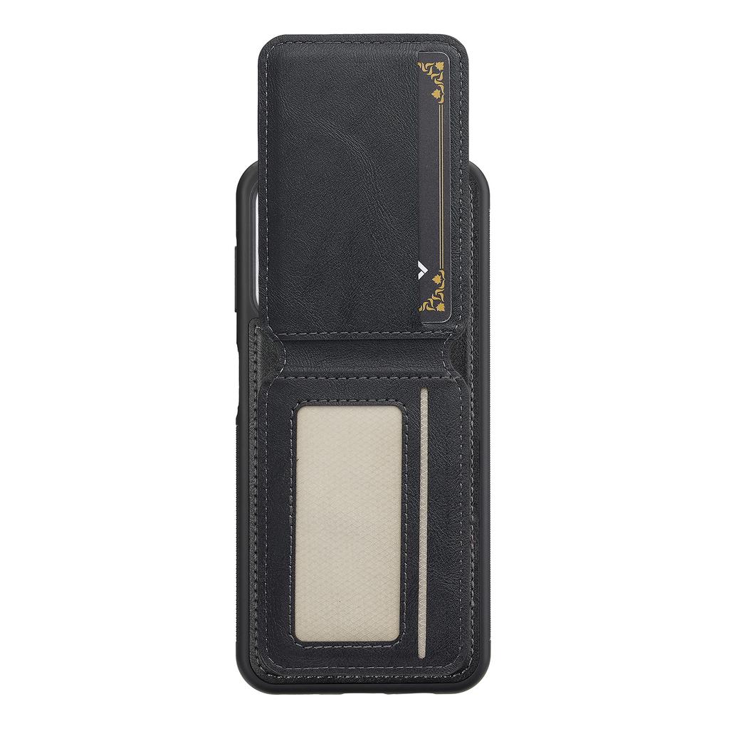 LC.IMEEKE L3 For iPhone 16 Magnetic Case Detachable Card Holder Leather+TPU Mobile Cover