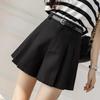 Women's High Waist Slimming Wool A-line Pleated Shorts - Autumn/Winter 2024 Collection