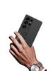 Samsung S25+ Ultra-thin Plain Leather Phone Case: Creative Hard Shell, Stand Function, Protective Cover for S25 Ultra