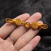 5pcs Chinese Qipao Frog Closures Jade Bead Snail Coil Buttons Handwoven Vintage Hanfu Accessories Traditional Dress Decor