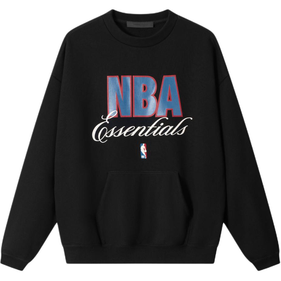 

Fear of God Essentials NBA 90s Crewneck Sweatshirt Black Unisex Tops 192NB256801F XS