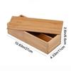 Large Capacity Bamboo Chopsticks Box Safety Tableware Spoon Storage Container  for Home