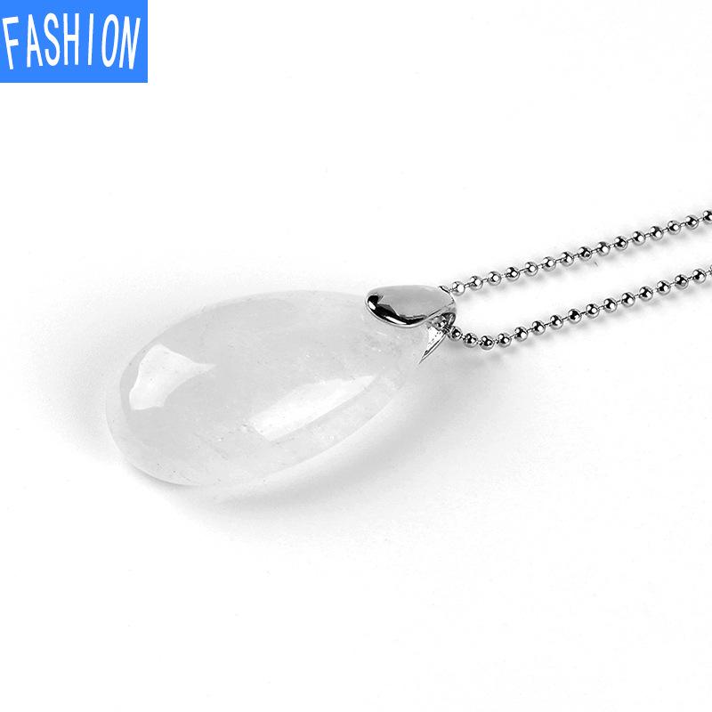 

Популярний кулон із кришталевої краплі аури з натурального каменю clear crystal