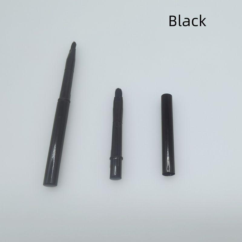 

Mysp Makeup Mini Lip Brush Plastic Tube with Lid Lip Brush Lipstick Smudges Portable One Pack A black one