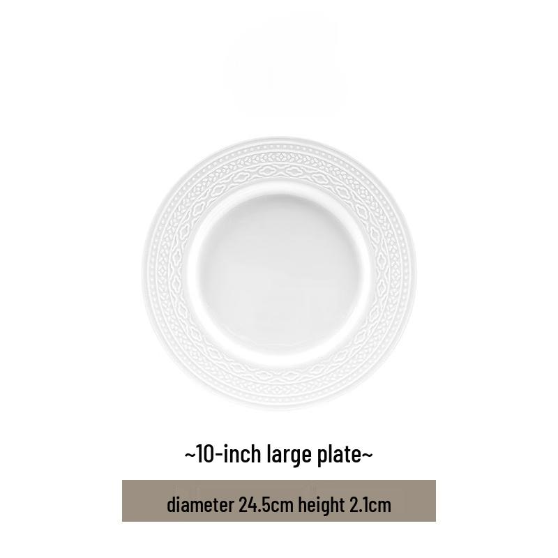 Mod Lanka Nordic Bone China Flat Plate