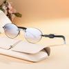 JYL Men's Rimless Oval - Unique Outdoor Sun-Protective Sunglasses CY-69360