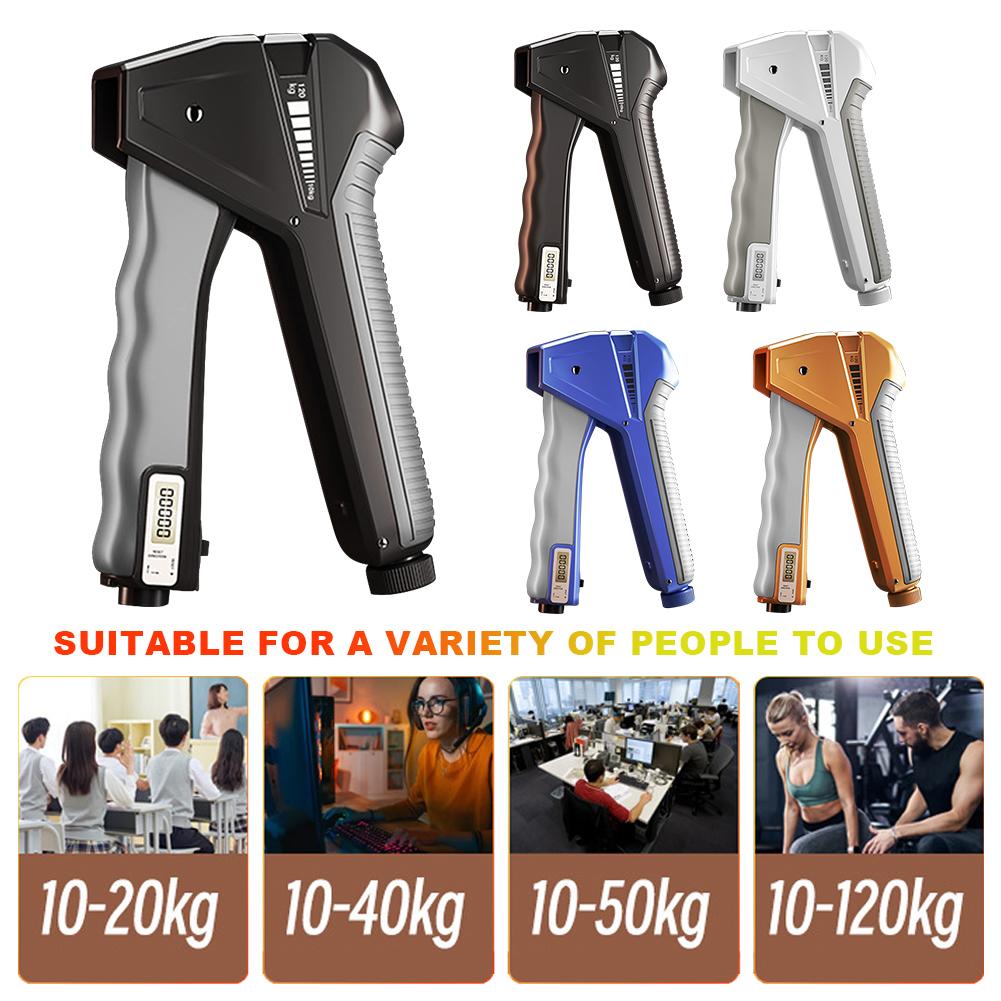 10-120Kg Adjustable Grip Strength Trainer Forearm Strengthener Hand Squeezer for Muscle Building and Injury Recovery