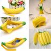 Fashionable Yellow Banana Silicone Pencil Case Stationery Storage Bag Dual Coin Purse Key Wallet Promotional Gift Stationery