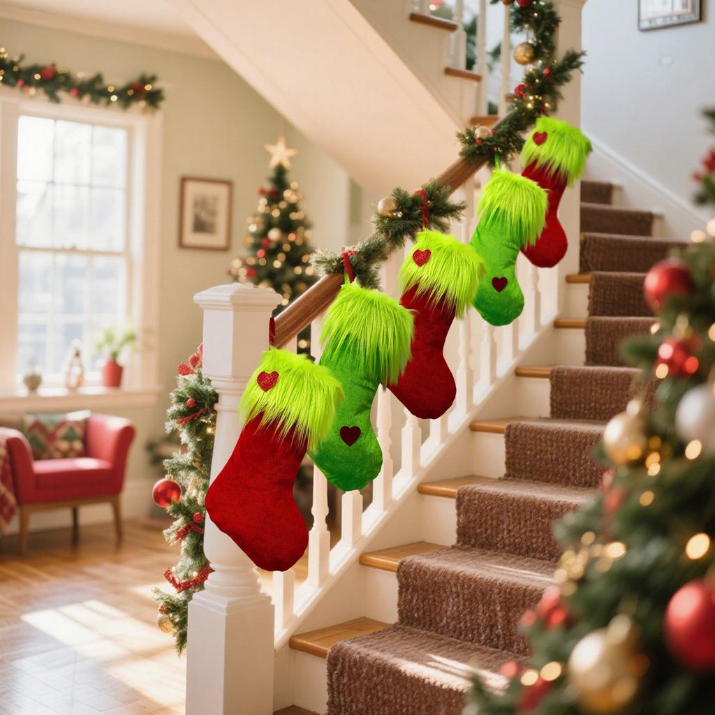 GildedPlush Christmas Socks, Gift Bags, ChristmasCandies, Gifts And Decorative Items