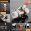4-Point Double Union 20PPR Stainless Steel Ball Valve for Household Water Pipe Fittings