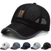 Fashion Men Net Baseball Cap Women Outdoor Travel Hat Leisure Sun Protection Fishing Hats Golf Caps Trucker Hat