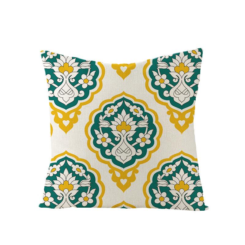 Nordische Geometrische Abstrakte Serie Polyester Bedruckter Kissenbezug Sofakissenbezug Heimtextilien