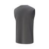 Li Ning Bad Five Letter Round Neck Comfortable Breathable Versatile Sleeveless Vest Men Tops Coal-Gray AVSV073-5