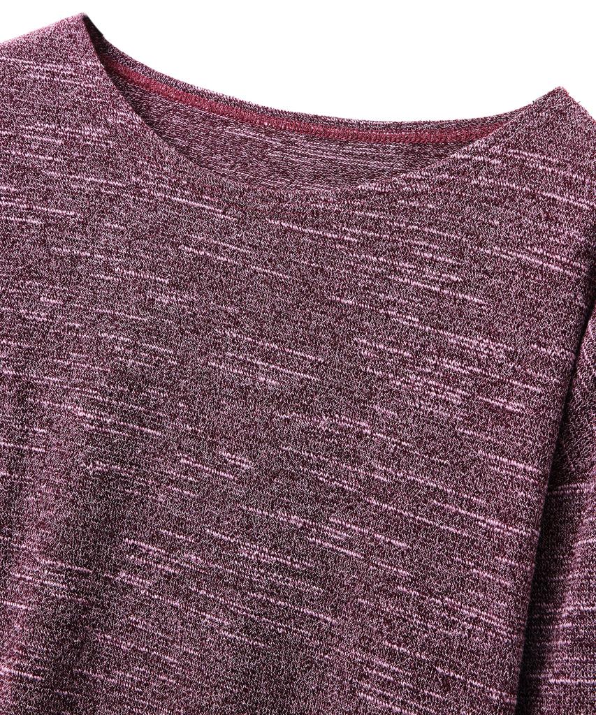 LXT Soft Crop Knit Long Sleeve [Burgundy]