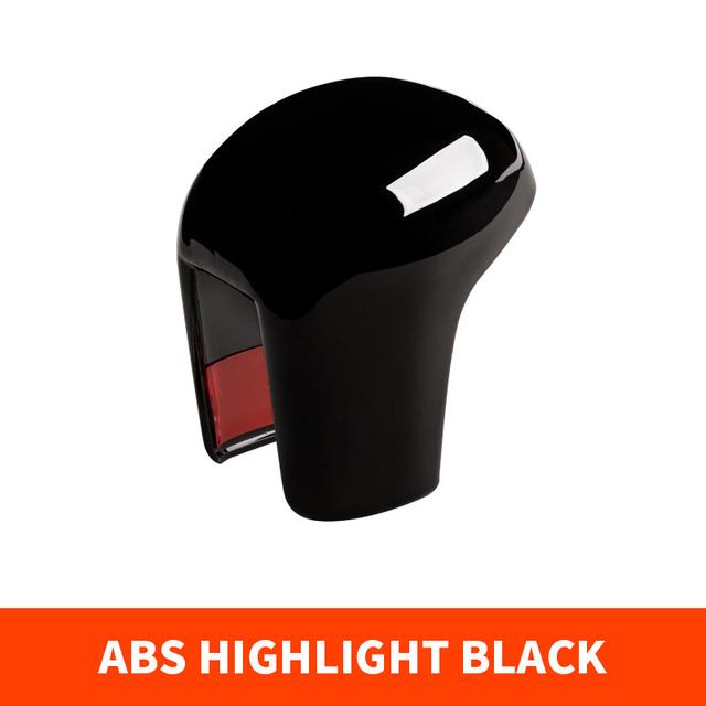 For Honda Civic 10th 2016-2019 Gear Shifting Knob Cover ABS Carbon Fiber CVT Automatic Transmission Lever Trim Car Accessories
