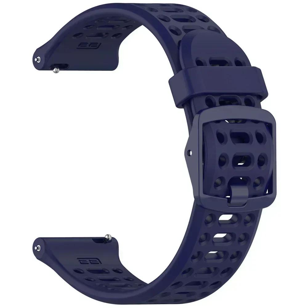 

20mm 22mm Silicone Strap For SUUNTO 9 Peak DLC/5 PEAK/PRO RACE Band SUUNTO 3 Fitness/OCEAN/VERTICAL Sports Smartwatch Bracelet 1pecs 22MM midnight синього кольору
