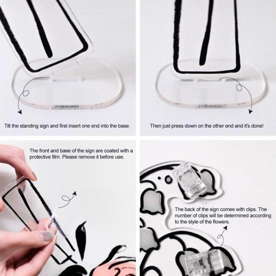 Stunning Organization Ring Acrylic 16 Cm 1 Pc