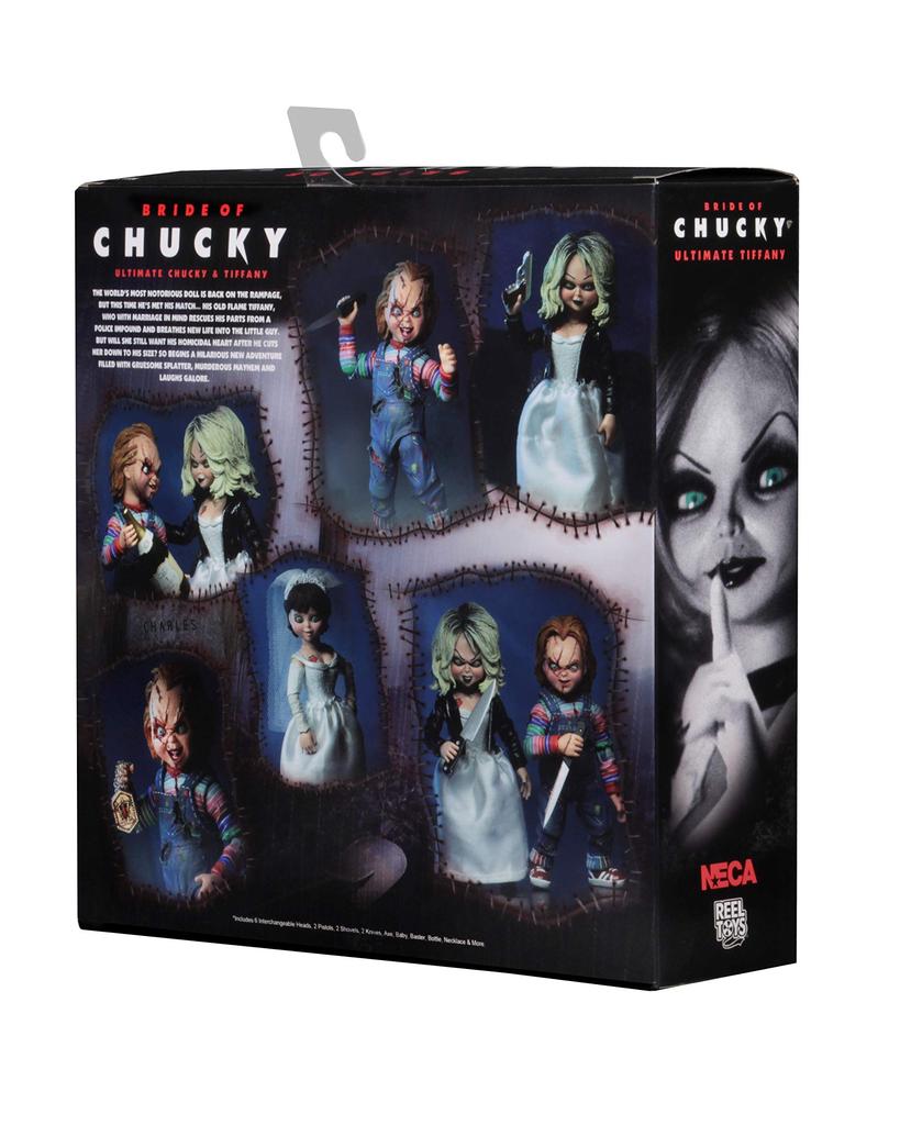 NECA Child's Play Bride of Chucky Tiffany & Chucky 2-Piece Set 10cm Action Figure