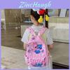 Disney Stitch Angel Flower Sailboat Ice Cream Cartoon Printed Children Backpack For Preschool Children