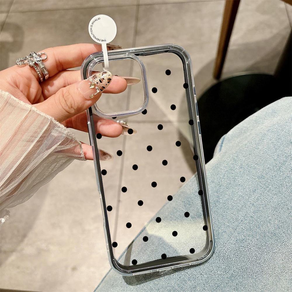 Cute Black Bowknot Phone Case For iPhone 17 Pro Case iPhone 15 13 11 12 14 16 Pro Max 17 Air 2 IN 1 Shockproof Silicone Cover