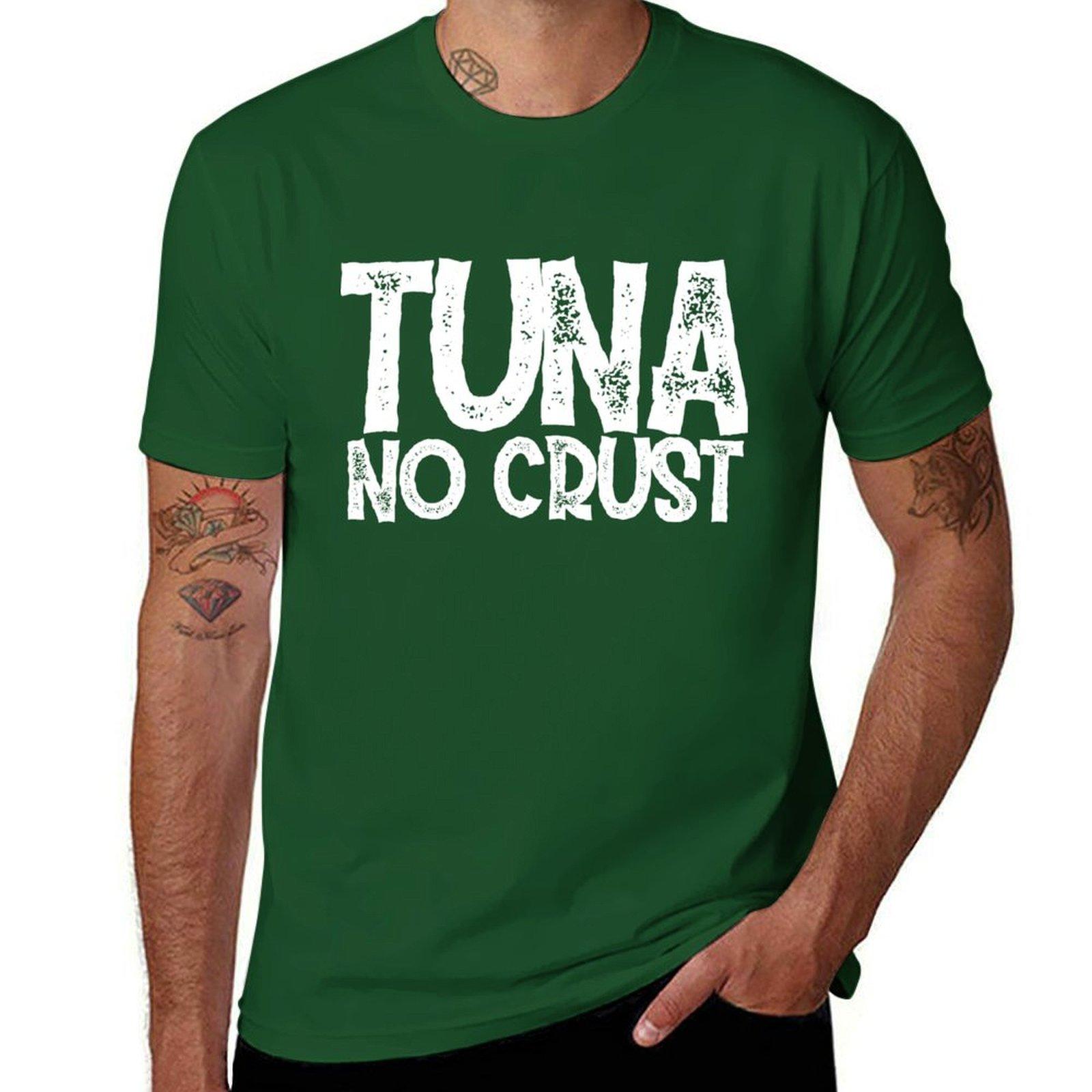 Tuna No Crust T-Shirt boys whites sweat mens cotton t shirts 4XL
