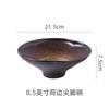 Chinese-style retro ceramic high-end irregular salad plates, dessert plates and creative tableware