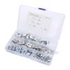 50PCS Car U Clips 65 Manganese M4 M5 M6 M8 U Shaped Nut Assortment Set for Car Motorcycle Dash Door Panel Interior