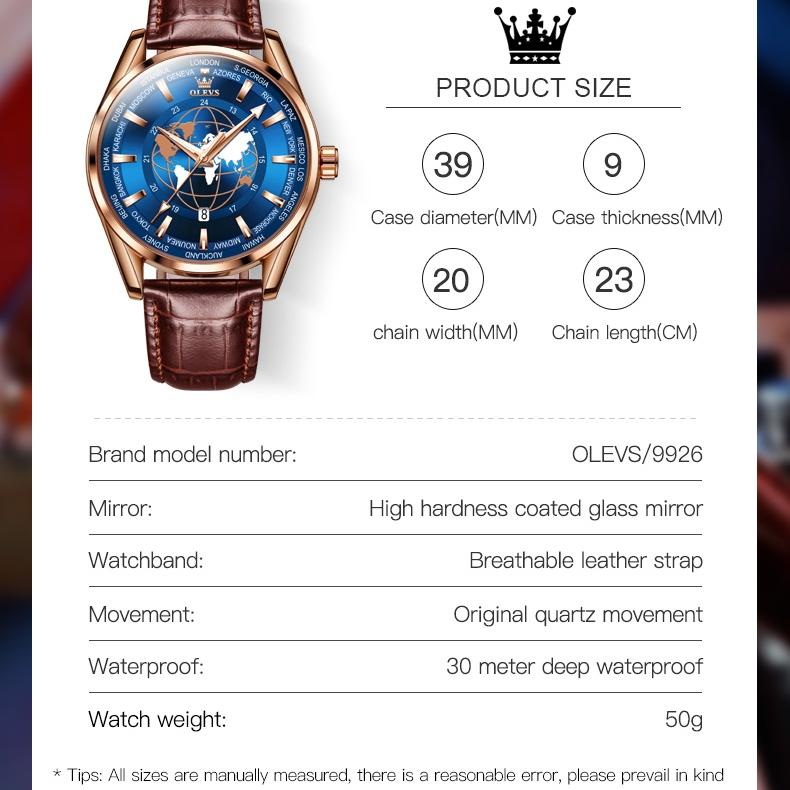 OLEVS Quartz Watch Men's Watch Men's Watch
