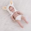 Neugeborene Babypuppe, realistische Neugeborenen-Babypuppen, Ganzkörper-Silikon, süße kleine Babypuppe, realistische Simulationspuppe